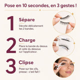 Résultat des cils magnétiques Cléolya : regard volumineux et naturel
