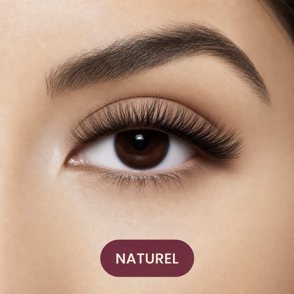 Cils magnétiques Cléolya style Naturel : effet naturel et fourni