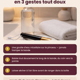 Entretien des cils magnétiques en 3 gestes avec le pinceau nettoyant Cléolya