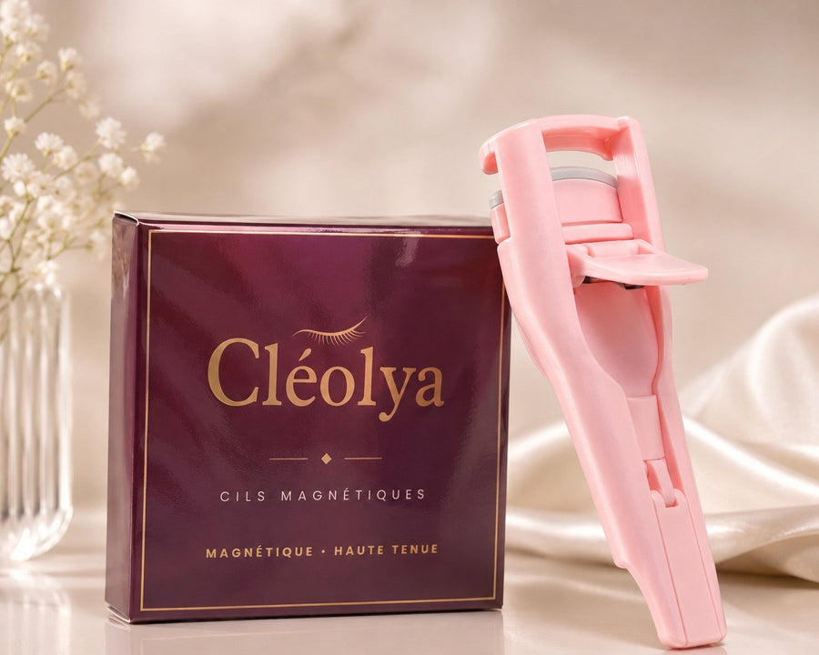 Recourbe-cils Cléolya avec la boîte de cils magnétiques Cléolya